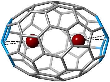 Encapsulation of paramagnetic diatomic molecules B2, O2 and Ge2 inside C60